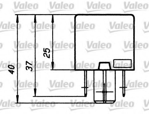VALEO 643819 Relay, main current